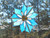 stained glass daisy flower spinner