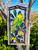 stained glass or parakeet parrot panel stained glass or parakeet parrot panel