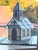 stained glass 3D country church