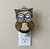 stained glass sleepy tired owl night light