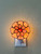 stained glass 3D peony night light