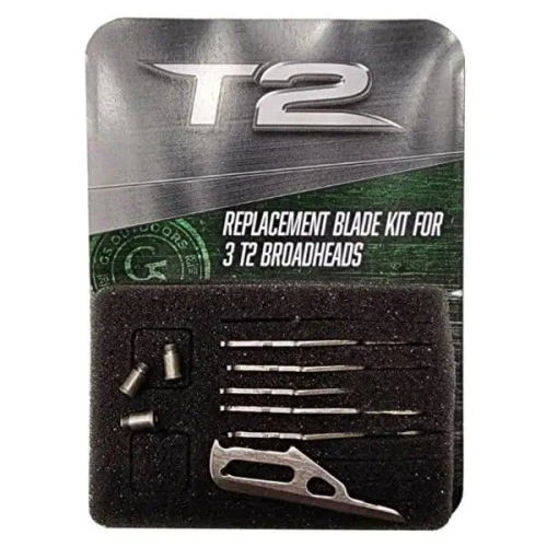 G5 Outdoors T2 Replacement Blade Kit | 100-125 Grain (for 3 Broadheads)
