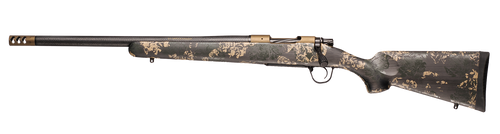 Christensen Arms 8010620900 Ridgeline FFT 7mm-08 Rem 4+1 20" Carbon Fiber/Threaded Barrel, Burnt Bronze Cerakote, Green with Black/Tan Accents Stock, Left Hand                                         