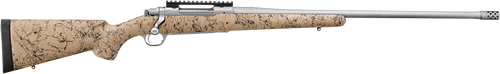 Ruger 57156 Hawkeye FTW Hunter Full Size 7mm PRC 4+1 24" Matte Stainless Threaded Barrel, Picatinny Rail Stainless Steel Receiver, Speckled Tan/Black HS Precision Synthetic Stock                      