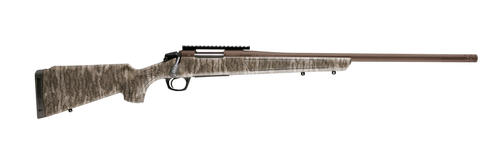 CVA CR3999MOBL Cascade XT 7mm PRC 2+1 24" Midnight Bronze Cerakote Fluted Threaded Steel Barrel & Receiver w/Picatinny Rail, Mossy Oak Bottomland Adjustable Synthetic Stock, Right Hand                