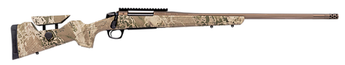 CVA CR3969 Cascade Long Range Hunter Full Size 7mm PRC 24" Smoked Bronze Cerakote Steel Threaded Barrel, Realtree Hillside Synthetic Stock                                                              