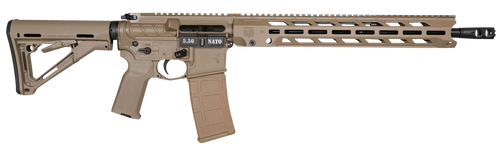 Diamondback DB1784K061 DB15  5.56x45mm NATO 30+1 16", FDE, 15" M-Lok Anti-Rotation Handguard, Magpul CTR Stock & K2 Grip, Obsidian Muzzle Brake, Ambi Safety                                            
