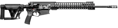 Patriot Ordnance Factory 01564 Revolution Gen4 6.5 Creedmoor 20" 20+1 Black Hard Coat Anodized Adjustable Magpul PRS Stock 14.5" M-LOK                                                                  
