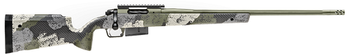 Springfield Armory BAW92465PRCG Model 2020 WayPoint  6.5 PRC 3+1 Cap 24" Mil-Spec Green Cerakote Rec/Barrel Evergreen Camo Carbon Fiber Hybrid Profile with M-LOK Stock Right Hand (Full Size)          