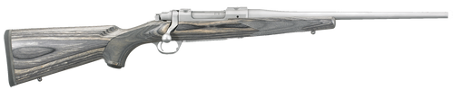 Ruger 17108 Hawkeye Compact Compact 243 Win 4+1 16.50" Matte Stainless Steel Barrel, Integral Scope Mounts Stainless Steel Receiver, Black Fixed Laminate Stock                                         
