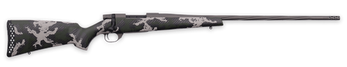 Weatherby VTE653WR8B Vanguard Talon 6.5-300 Wthby Mag 3+1 28" Tungsten Cerakote Peak 44 Blacktooth Carbon Fiber Stock w/ Green & White Sponge Pattern                                                   