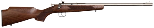 Chipmunk 10002 Deluxe The Original Youth Deluxe Single Shot 16.10" Satin Tapered Barrel, Satin Stainless Steel Receiver, Fixed American Walnut Stock, EZ Loader                                         