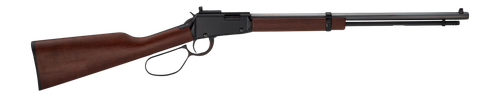 Henry H001TR22 Frontier Carbine 22 S/L/LR 13/14/18+1 16.50" Blued Octagon Barrel, Black Aluminum Receiver, American Walnut Straight Grip Stock                                                          