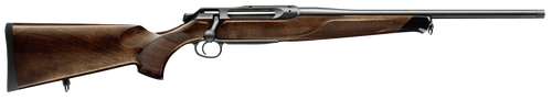 Sauer 80117096 505 Lux Full Size 30-06 Springfield 3+1 22" Matte Blued Threaded Barrel, Matte Blued Saddle Mount Steel Receiver, Grade 5 Wood Fixed Stock                                               