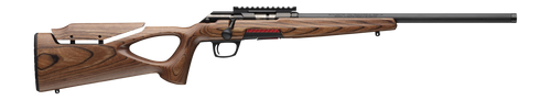 Winchester Repeating Arms 525228286 Xpert Target 17 WSM 8+1 18" Matte Black Threaded Barrel, Matte Black Steel Receiver w/Picatinny Rail, Brown Thumbhole w/Adjustable Comb Laminate Stock              