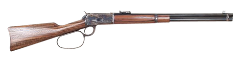 Cimarron AS067 1892 Cogburn Carbine 45 Colt (Long Colt) 10+1 20" Blued Round Barrel, Color Case Hardened Stainless Steel Receiver, Walnut Fixed Stock, Right Hand                                       