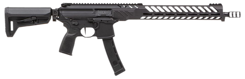 Sig Sauer RMPX16B935 MPX PCC 9mm Luger 35+1 16", Black, Slim M-Lok Handgaurd, Folding Magpul SL-K Stock, Three Chamber Comp, Timney Trigger, Ambi Controls                                              