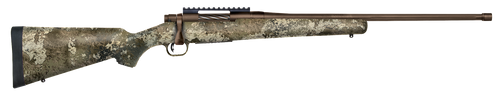 Mossberg 28046 Patriot Predator 6.5 Creedmoor Caliber with 5+1 Capacity, 22" Threaded/Fluted Barrel, Patriot Brown Cerakote Metal Finish & TrueTimber Strata Synthetic Stock Right Hand (Full Size)     
