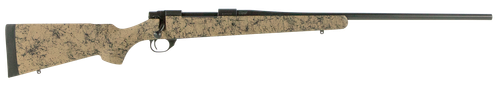 Howa HHS63702 M1500 HS Precision 7mm Rem Mag 3+1 24" Barrel, Black Metal Finish & Tan Black Webbed Fixed HS Precision Stock                                                                             