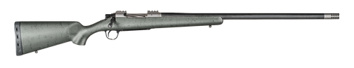 Christensen Arms CA10268215432 Summit TI  Full Size Frame 300 Win Mag 3+1, 26" Natural Titanium Steel Threaded Barrel, Natural Titanium Aluminum Receiver Green w/Black Webbing Fixed Sporter Stock     