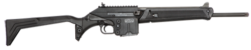 Kel-Tec SU16CBLK SU-16 Sport Utility Carbine 5.56x45mm NATO Caliber with 16" Barrel, 10+1 Capacity, Black Parkerized Metal Finish, Black Underfolding with Storage Compartment Stock Right Hand         