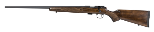 CZ-USA 02391 CZ 457 American Full Size 22 WMR 5+1 24" Black Nitride Black Nitride Steel Receiver Turkish Walnut Fixed American Style Stock Left Hand                                                    