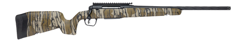Savage Arms 33304 Axis 2 Pro 7mm-08 Rem 4+1 20" Black Cerakote Carbon Steel Spiral Fluted Threaded Barrel & Receiver w/Picatinny Rail, Mossy Oak Original Bottomland Fixed w/Pistol Grip Synthetic Stock