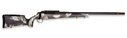 Weatherby 3WACT338WR6B 307 Alpine CT 338 WBY RPM 4+1 24" + 2"Carbon Fiber BSF Threaded Barrel, Chocolate Brown Cerakote Steel Receiver w/Picatinny Rail, WYO Brown w/Backpack Brushed Accents Fixed Peak