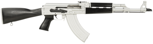Zastava Arms Usa ZR7762CSB ZPAPM70  7.62x39mm 30+1 16.30" Black Chrome Lined Steel Barrel, Silver Receiver, Black Polymer Handguard, Fixed Dark Walnut Synthetic Stock                                  