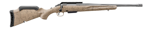Ruger 56908 American II Ranch 5.56 NATO 5+1 16.10" Cobalt Cerakote Spiral Fluted Threaded Barrel Flat Dark Earth Splatter                                                                               