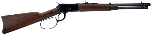 Heritage Mfg H92044161 92 Ranch Hand 44 Mag 8rd 16.50" Black Polished Steel Barrel, Black Polished Alloy Steel Receiver, Fixed Hardwood Stock                                                           