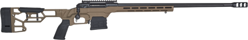 Savage Arms 57564 110 Precision 6.5 Creedmoor 10+1 24", Matte Black Rec/Barrel, Flat Dark Earth Cerakote MDT LSS XL Chassis, Polymer Grip                                                               