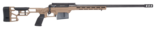 Savage Arms 57694 110 Precision 6.5 PRC 7+1 24", Matte Black Rec/Barrel, Flat Dark Earth Cerakote MDT LSS XL Chassis, Polymer Grip                                                                      