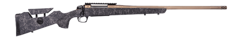 CVA CR3952F Cascade Long Range Hunter 25 Creedmoor Smoked Bronze Cerakote Threaded Barrel & Receiver w/Picatinny Rail, Graphite Black w/Smoke Bronze Webbing Adj Comb & LOP Synthetic Stock             