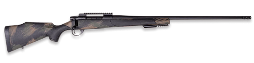 Weatherby VBS223RR18B Vanguard Black Hills 223 Rem 5+1 16" + 2" Matte Blued Heavy Threaded Barrel, Matte Blued Steel Receiver w/Picatinny Rail, Black w/Green & Tan Accents Peak 44 Monte Carlo Polymer 