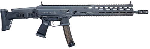 Grand Power 810091157961 Stribog SP9A1 9mm Luger Picatinny Rail, Black Polymer Grip                                                                                                                     