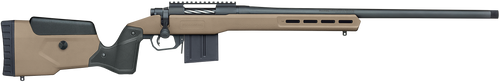 Mossberg 28148 Patriot LR Tactical 6.5 PRC 10+1 22" Matte Blued Threaded Bull Barrel, Matte Blued Picatinny Rail MDT Oryx Tactical M-LOK Flat Dark Earth Synthetic Stock, Right Hand                    