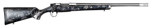 Christensen Arms 8010622200 Ridgeline FFT TI Full Size 6.5 PRC 3+1 20" Stainless Threaded Barrel, Drilled & Tapped Aluminum Receiver, Black w/Gray Accents Fixed Sporter Carbon Fiber Stock, Right Hand 