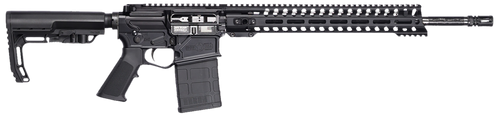 Patriot Ordnance Factory 02419 Rogue DI 308 Win 20+1 18.50" Picatinny Rail Receiver, M-LOK/Picatinny Rail Handguard, Black Polymer Stock & Grip                                                         