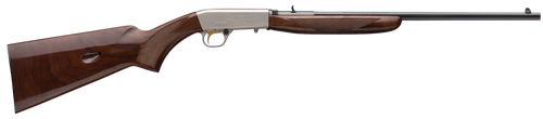 Browning 021023102 SA-22  22 LR 11+1 19.375" Polished Blued/ 19.30" Octagon Barrel, Satin Nickel Receiver, Gloss Black Walnut/ Wood Stock, Right Hand                                                   