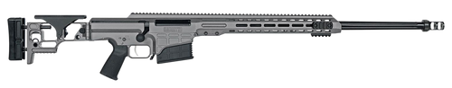 Barrett 18489 MRAD  300 Win Mag 26" 10+1 Gray Gray Folding with Adjustable LOP Stock Black Polymer Grip Right Hand                                                                                      