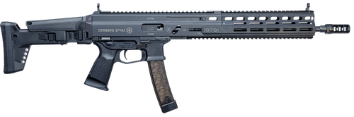 Grand Power 810091157947 Stribog SP9A1 9mm Luger 30+1 Black Picatinny Rail, Black Polymer Grip                                                                                                          