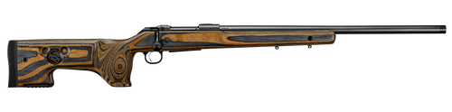 CZ-USA 07511 600+ Range 223 Rem 5+1 24" Black Nitride Threaded Barrel, Black Nitride Steel Drilled & Tapped Receiver, Varnished Laminate Stock w/Adj Cheekrest                                          