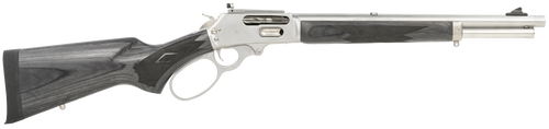 Marlin 70450 1895 Trapper Full Size 45-70 Gov 5+1 16.10" Polished Stainless Steel Threaded Barrel, Polished Stainless Stainless Steel Receiver, Fixed Black Laminate Stock                              
