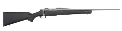 Mossberg 28260 Patriot  Full Size 350 Legend 4+1 22" Stainless Cerakote Fluted Barrel, Drilled & Tapped Stainless Cerakote Stainless Steel Receiver, Black Fixed Synthetic Stock                        