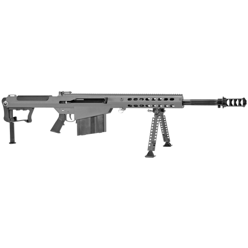 Barrett 18068 M107A1  50 BMG 20" 10+1 Tungsten Gray Cerakote Tungsten Gray Fixed with Sorbothane Recoil Pad Stock Black Polymer Grip                                                                    