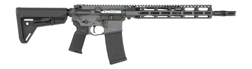 Vktr Industries V31100916648 VK-1 5.56 NATO 30+1 13.70" Black Threaded Barrel, Sniper Gray Cerakote Aluminum Receiver w/Picatinny Rail, M-LOK Handguard, Black Magpul MOE SL Polymer Stock, Magpul K2 Gr