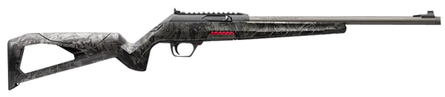 Winchester Repeating Arms 521154102 Wildcat SR 22 LR 10+1 16.50" Threaded Sporter Barrel,  Picatinny Rail Matte Black Polymer Receiver, Forged Carbon Gray Skeletonized Synthetic Stock, Ambidextrous   