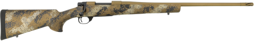 Howa HFN25CRSE 1500 Fence Line 25 Creedmoor 5+1 22" Flat Dark Earth Cerakote Threaded Barrel, Flat Dark Earth Cerakote Aluminum Drilled & Tapped Receiver, Scorched Earth Camo Fixed Synthetic Stock, Ri