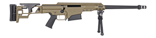 Barrett 20170 MRAD Covert 308 Win 10+1 17" Black Match Grade Fluted Barrel, Flat Dark Earth Cerakote Aluminum Receiver w/Picatinny Rail, M-LOK Handguard, Side Folding w/Adj Comb Black Polymer Stock, B